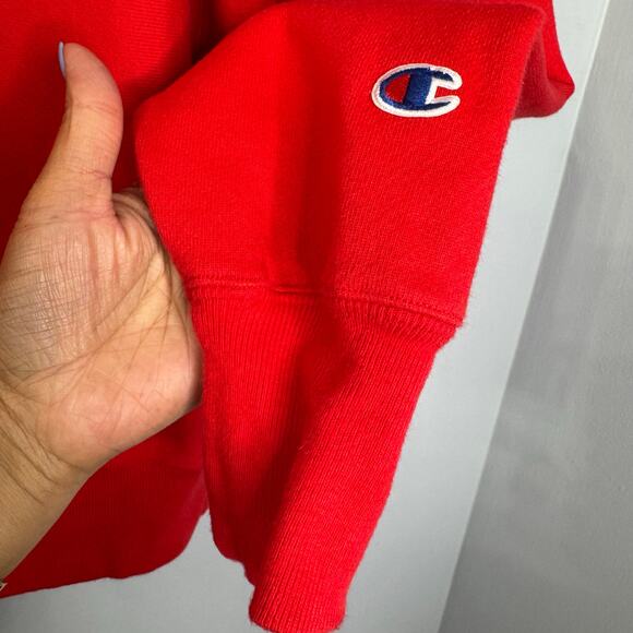 Champion Reverse Weave  Boston University Red Sweatshirt Unisex Cotton M - Picture 6 of 12